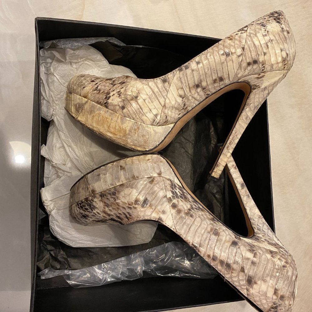 House of Harlow 1960 Norah Natural Snake